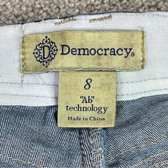 Democracy Jeans Women's 8 Blue Ankle Skinny Mid-Rise Light Denim - Picture 7 of 13